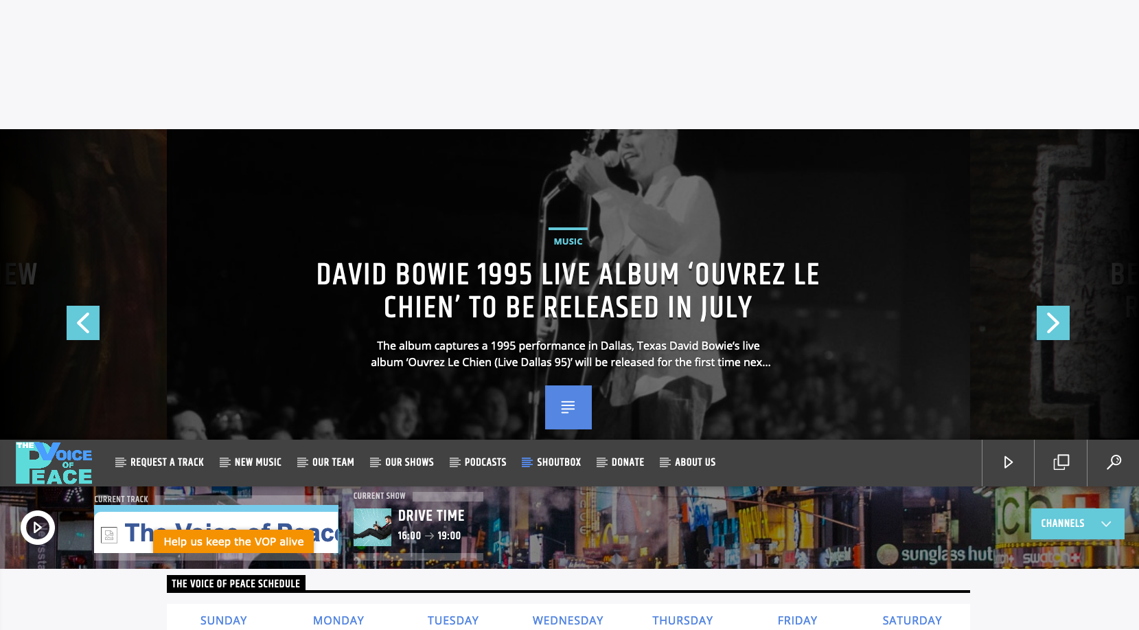 Voice of Peace website